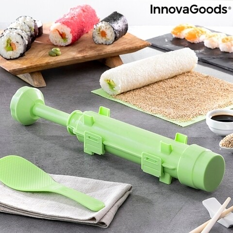 Set de sushi cu retete Suzooka InnovaGoods 3 Piese, 6×29.5 cm InnovaGoods