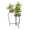 Suport pentru ghivece, Cleo, Creaciones Meng, 30x23x66 cm, fier forjat