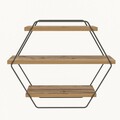 Raft de perete Azra, Kalune Design, 60x20x52 cm, maro