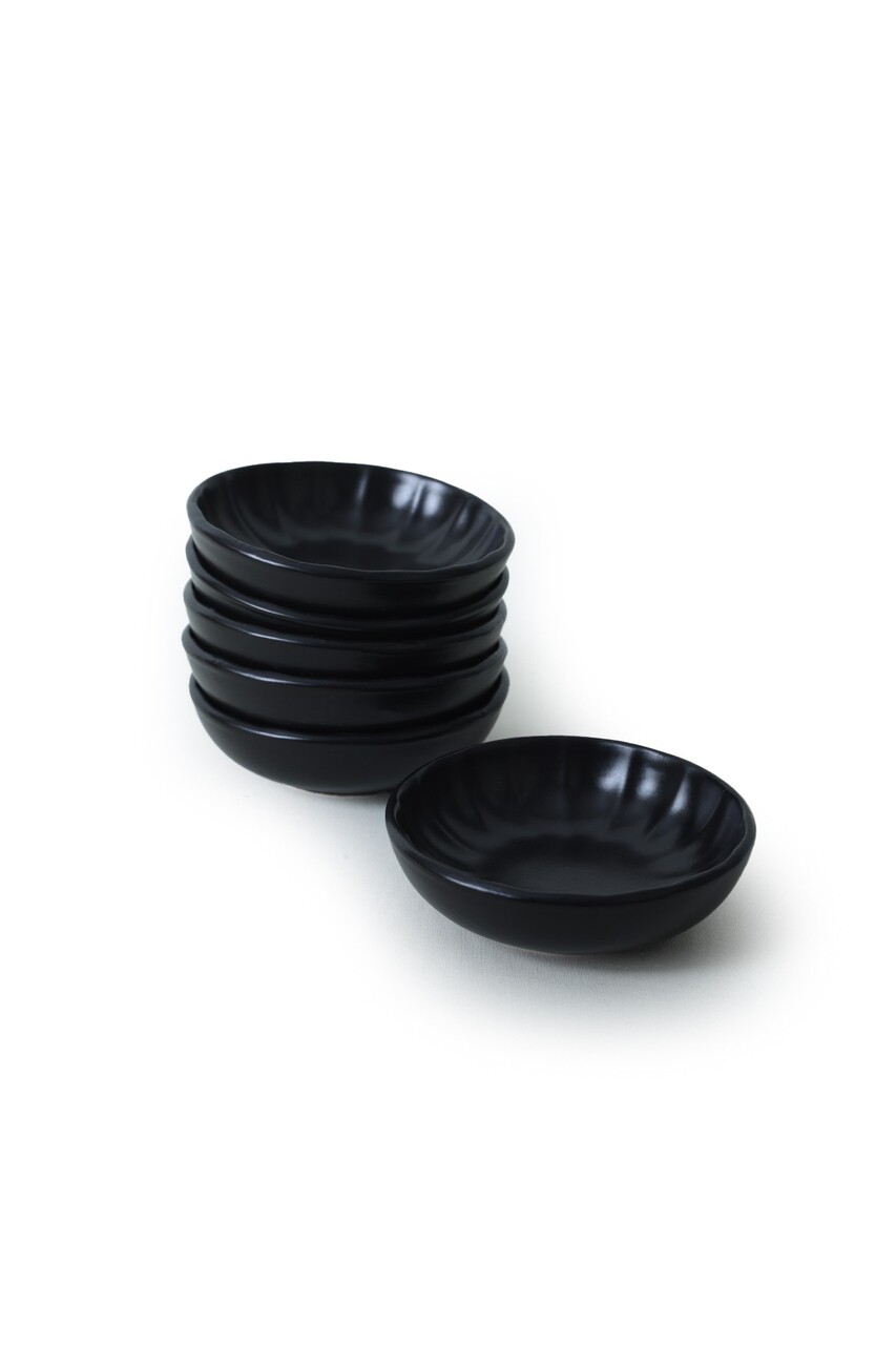 Set de boluri pentru aperitive (6 piese), L'essentiel Maison, 275KRM2419, Antibacterian, Negru - view 6