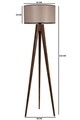 Lampadar, Luin, 8284-2, E27, 60 W, lemn/textil