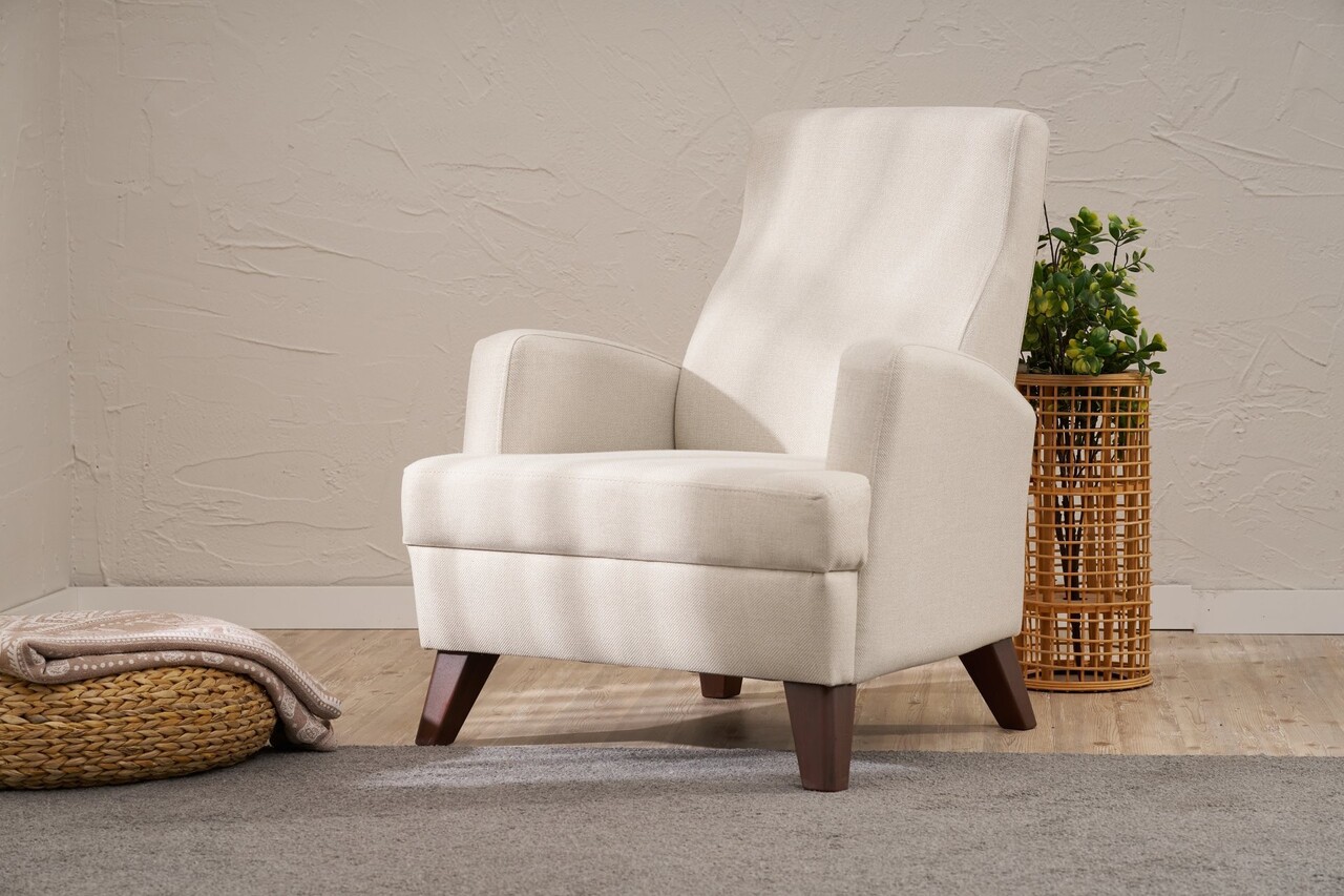 Fotoliu, Atelier del Sofa, 825BLC5244, Lemn, Crem - view 2