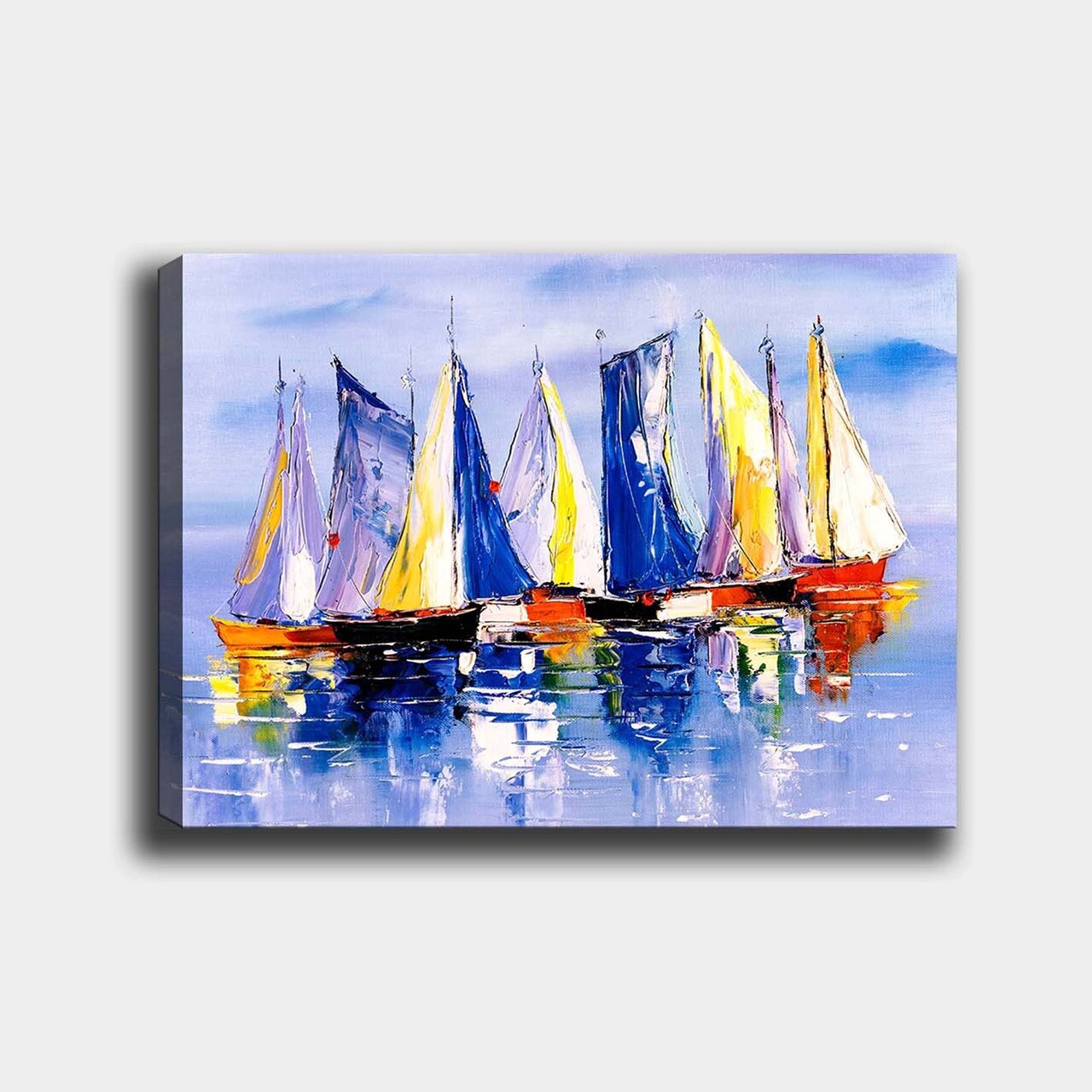 Tablou decorativ, 619226807_70100, Cadru: 100% LEMN (grosime: 3 cm), Multicolor - view 2
