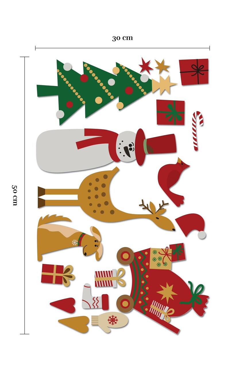 Sticker decorativ, 309024, 30 x 50 cm, Multicolor — imaginea 2