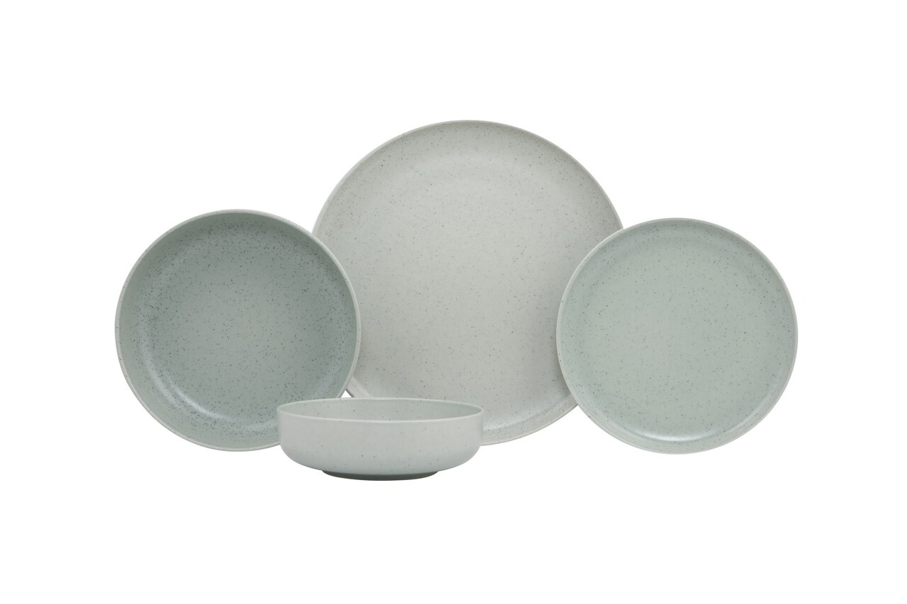 Set de cină (16 bucăți), L'essentiel Maison, 710KTP3606, Farfurie: 20 x 20 x 5 cm (4 bucăți), Multicolor - view 4