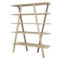 Biblioteca Makro, Puqa Design, 120x30x148 cm, bej
