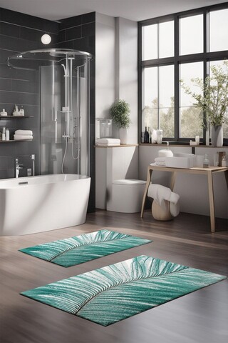 Set covorase de baie, Cartwright, CT-5320, Poliester, Multicolor