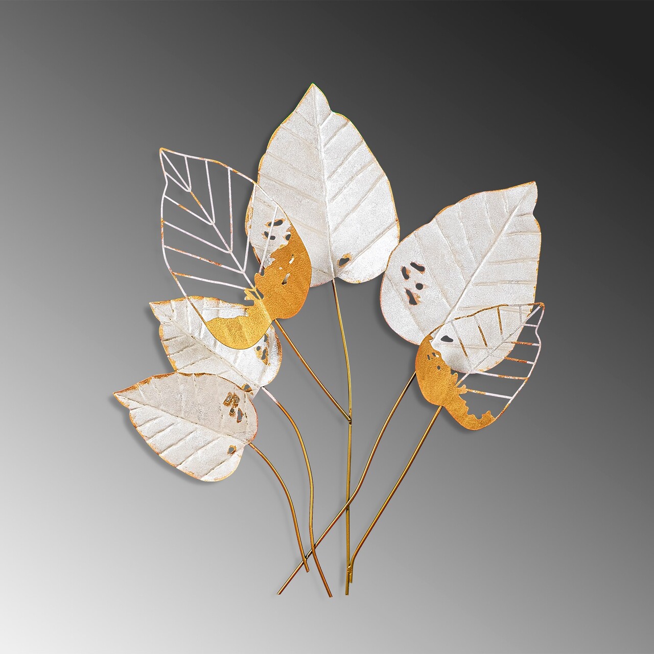 Decoratiune de perete, Feuille 2, Dimensiuni: 73 x 76 x 4 cm, Multicolor - view 4
