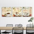 Tablou decorativ, drprc9017, Canvas, Rama din lemn (grosime 3 cm), Multicolor