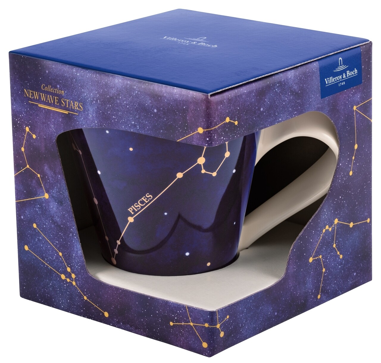 Cana, Villeroy & Boch, NewWave Stars, Pisces, 300 ml, portelan premium - 2 | YEO