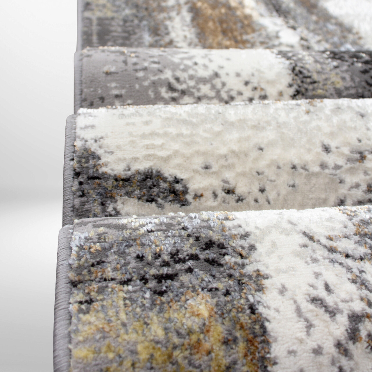 Covor, HE633, 80x150 cm, Poliester, Crem / Aur - 2 | YEO