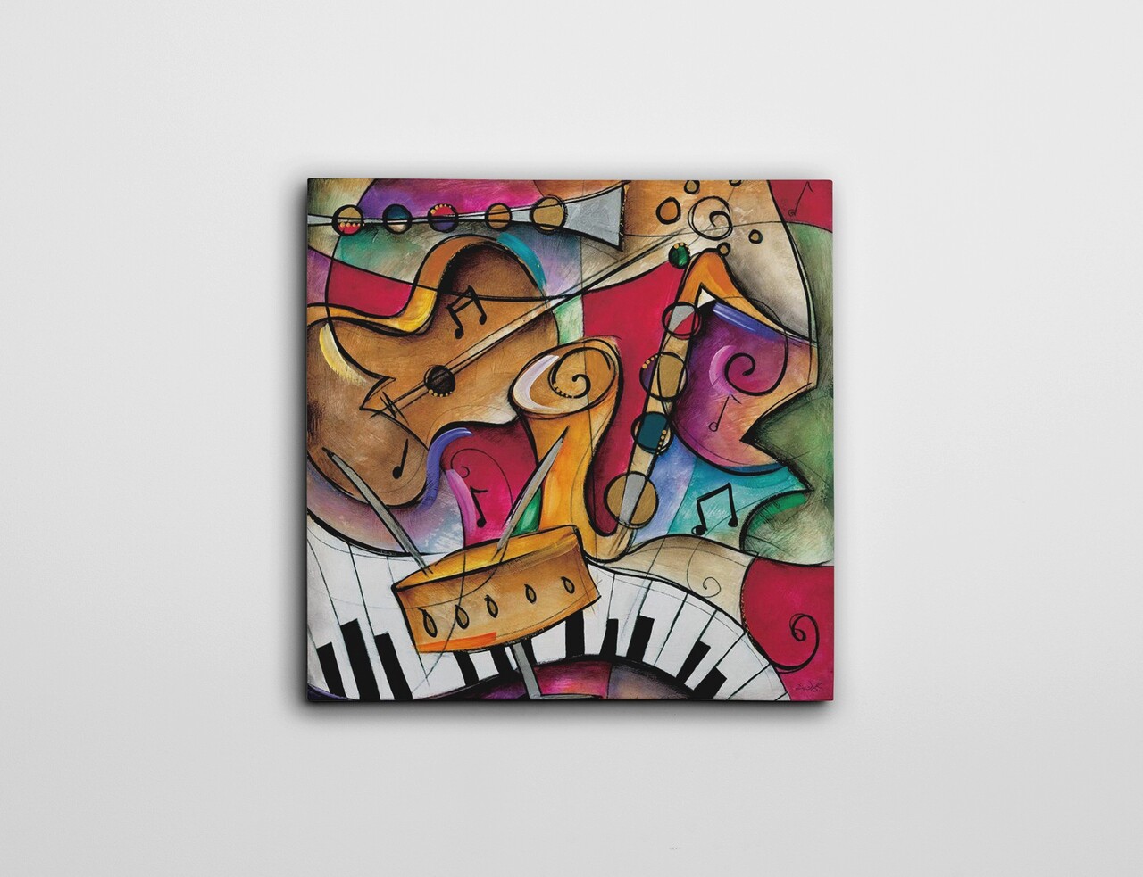 Tablou decorativ, KC469, Canvas imprimat, Multicolor - view 2