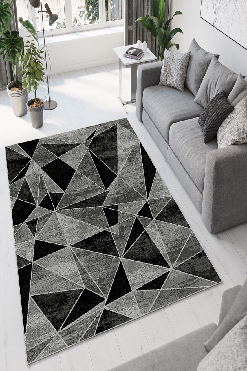 Covor W942 120x180 cm Poliester Gri