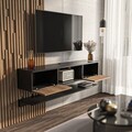 Comoda TV, Zena Home, Elia, Lemn/Negru