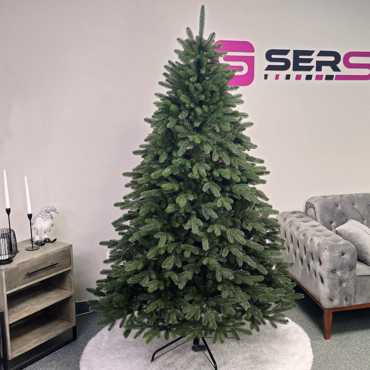 Brad artificial Christmas Deluxe by Sersimo, Laponia Select, integral 3D, 210cm — imaginea 4