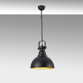 Lustra, Saglam - 3710 - 1, Opviq, 31 x 85 cm, 1 x E27, 40W, negru