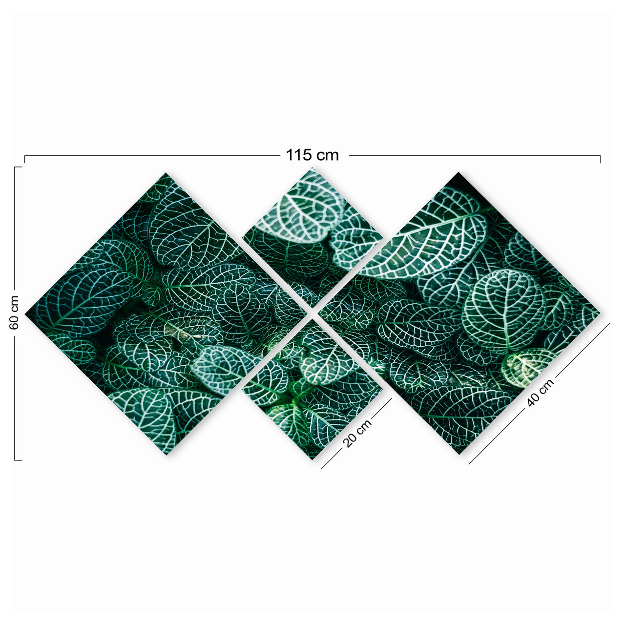 Set 4 tablouri decorative, 4MDF3282485, MDF, Imprimat UV, Multicolor
