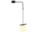 Lustra, Opviq, 892OPV1614, Metal, Alb/Negru