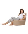 Fotoliu puf, Bean Bag Baton, Ferndale, 70 x 70 cm, poliester impermeabil, bej nurca