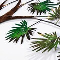 Decoratiune de perete, Maple, Metal, Dimensiune: 115 x 90 cm, Verde/Maro