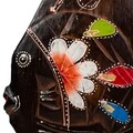 Set 3 decoratiuni, Fish, Creaciones Meng, lemn de arbore de matase