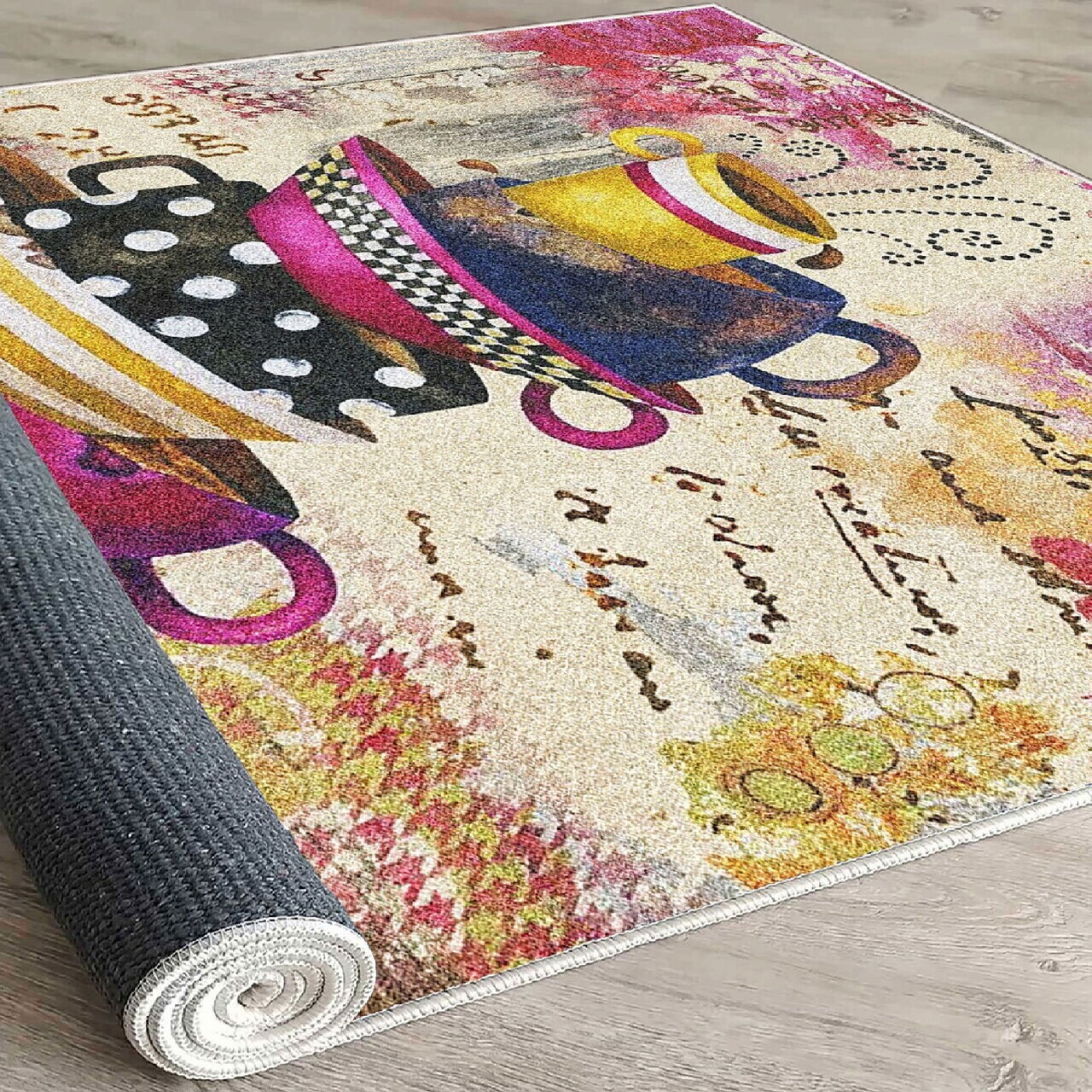 Covor, Els2450, 160x230 cm, Catifea, Multicolor — imaginea 3