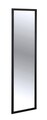 Oglinda suspendabila pe usa, Wenko, Arcadia, 30 x 120 cm, sticla/plastic, negru