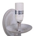 Aplica de perete Freya, Creaciones Meng, 1 x E14, 40W, metal/in