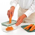 Mandolina legume si fructe 4 in 1, Brabantia, Tasty+, 22x11x10.5 cm, plastic, verde jad