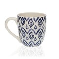 Set 4 cani si suport Versa Diamond, 14.3 x 10.3 x 12 cm, 400 ml, ceramica