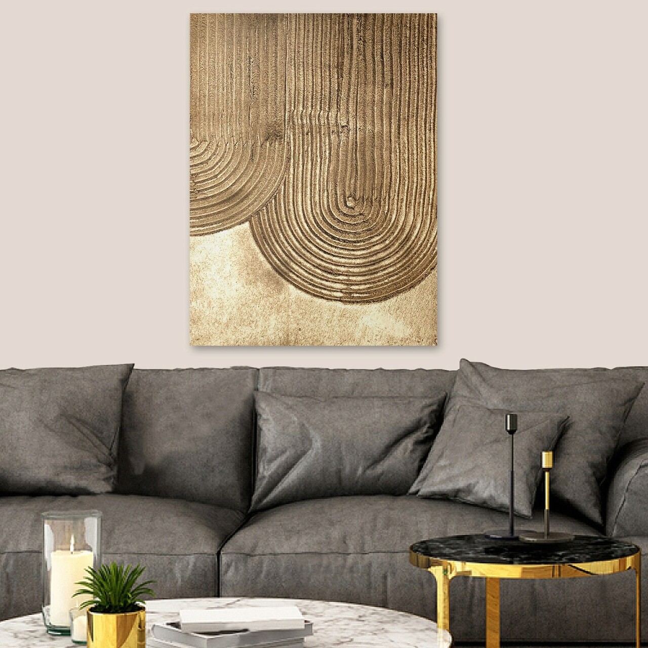 Tablou decorativ 3D, RFB22_5070, Canvas, Cadru: 100% LEMN (grosime: 3cm), Multicolor