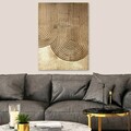 Tablou decorativ 3D, RFB22_5070, Canvas, Cadru: 100% LEMN (grosime: 3cm), Multicolor