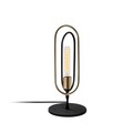 Lampa de masa, Tatum, 584TTM1701, Metal, Negru