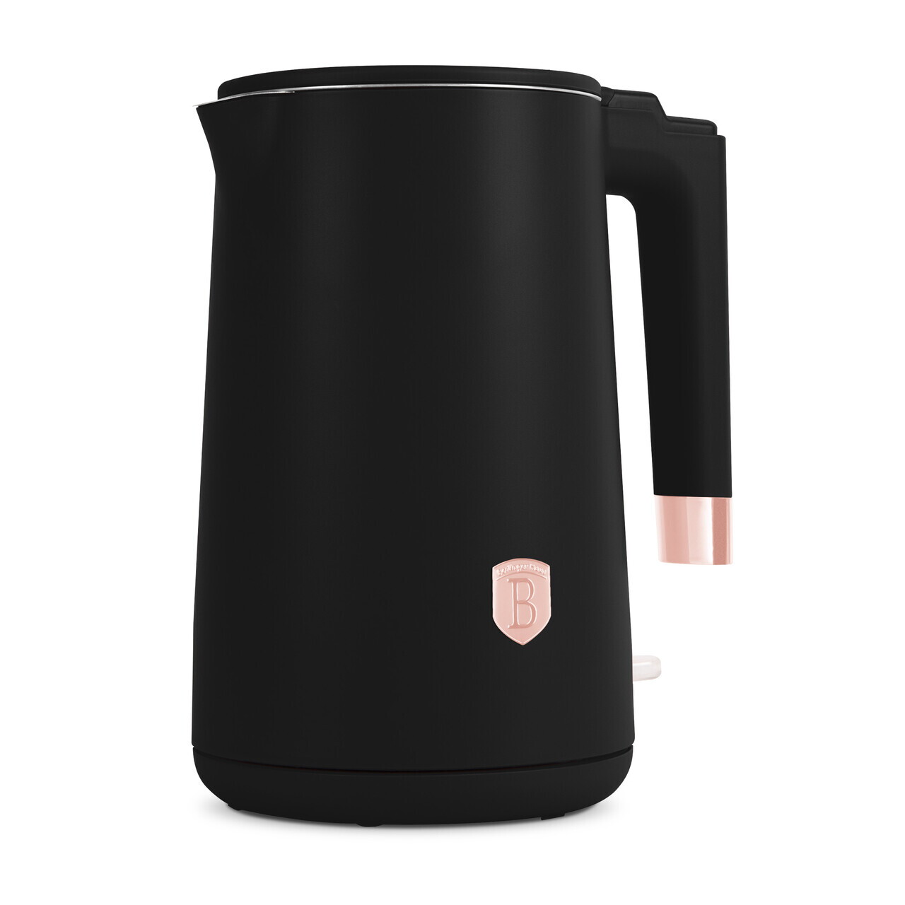 Ceainic electric cu pereti dubli Berlinger Haus, Black Rose, 1.7 L, plastic/inox, negru - imagine 2