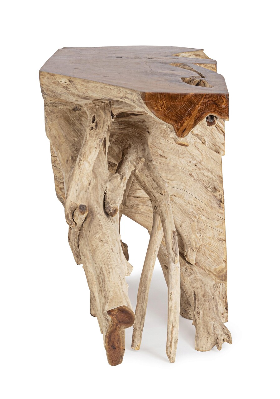 Consola Lisandra, Bizzotto, 120 x 45 x 80 cm, radacina din lemn de tec - 2 | YEO