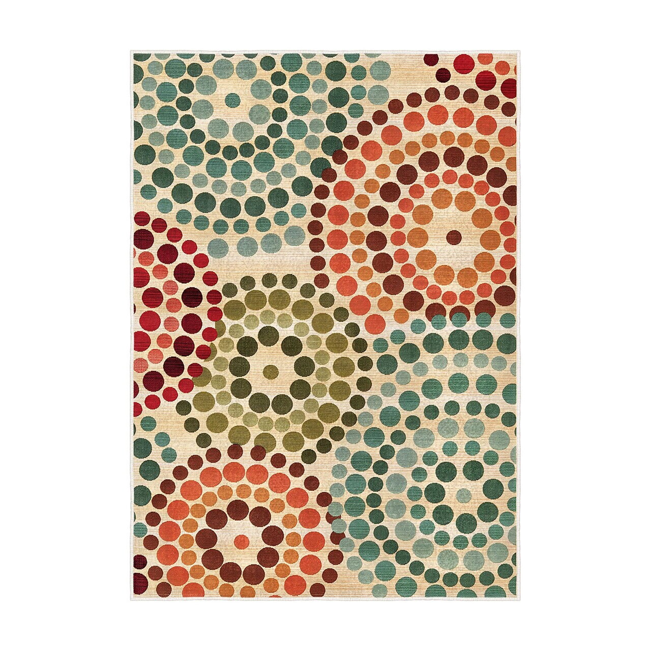 Covor, Kece-Fr92, 120x180 cm, Poliester, Verde — imaginea 7