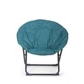 Scaun pentru gradina, Luna, Bizzotto, pliabil, 65x75x80 cm, otel/poliester, turcoaz