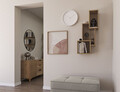 Raft de perete ELTAP, Alitty, 96x25x46 cm, PAL/PVC, stejar