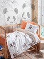 Lenjerie de pat pentru copii, Musico - Orange, Cotton Box, Bumbac Ranforce