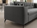 Coltar extensibil dreapta 4 locuri ELTAP, Sol-25, Solange, 292x196x84 cm, lemn/poliester, gri