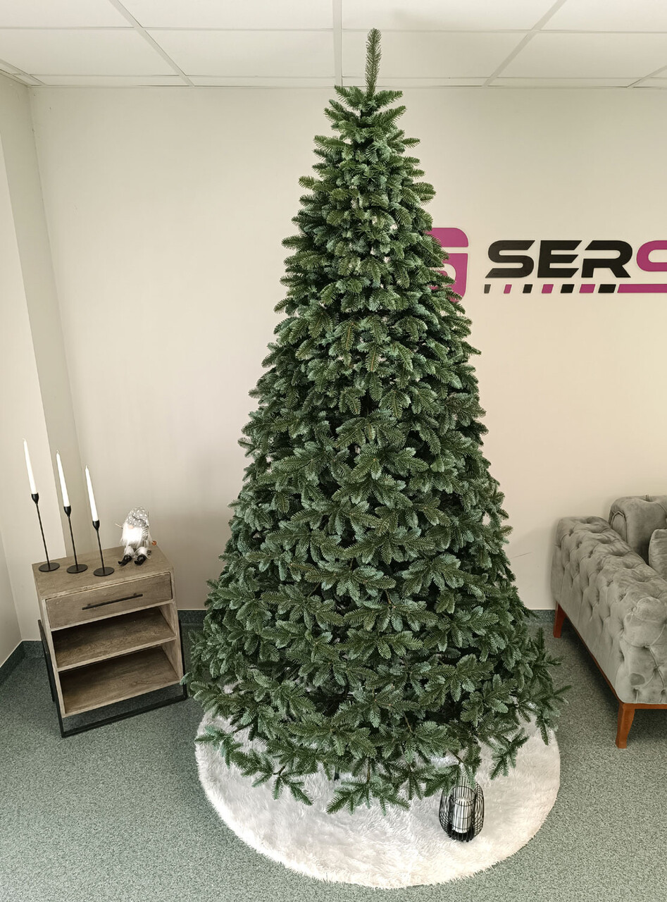 Brad artificial Christmas Deluxe by Sersimo, Canada argintiu, 3D, 250cm — imaginea 16