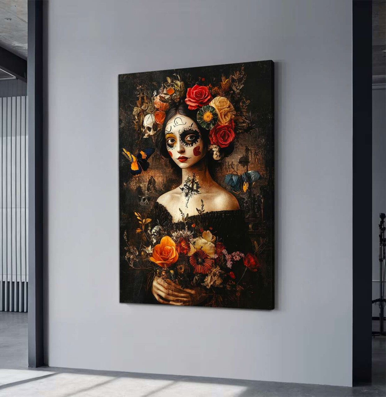 Tablou decorativ, YNS-1030-45 x 70, Lemn, Multicolor - view 2
