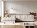Coltar extensibil dreapta 3 locuri ELTAP, LT-18SO, Felro, 285x181x93 cm, lemn/poliester, bej
