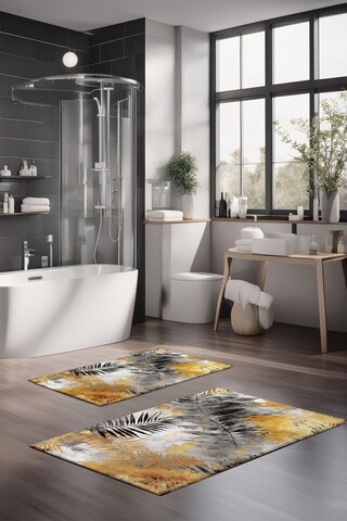 Set covorase de baie, Cartwright, CT-5423, Poliester, Multicolor