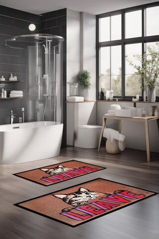 Set covorase de baie, Cartwright, CT-5295, Poliester, Multicolor