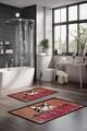 Set covorase de baie, Cartwright, CT-5295, Poliester, Multicolor