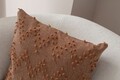 Husa de perna, Tuffet, 43x43 cm, Material: 100% POLIESTER, Maro