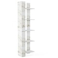 Biblioteca, Minima, Reeta, 45 x 160 x 25 cm, pal melaminat, alb