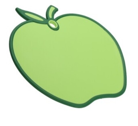 Tocator Apple, 28x30x8 cm, polipropilena, verde