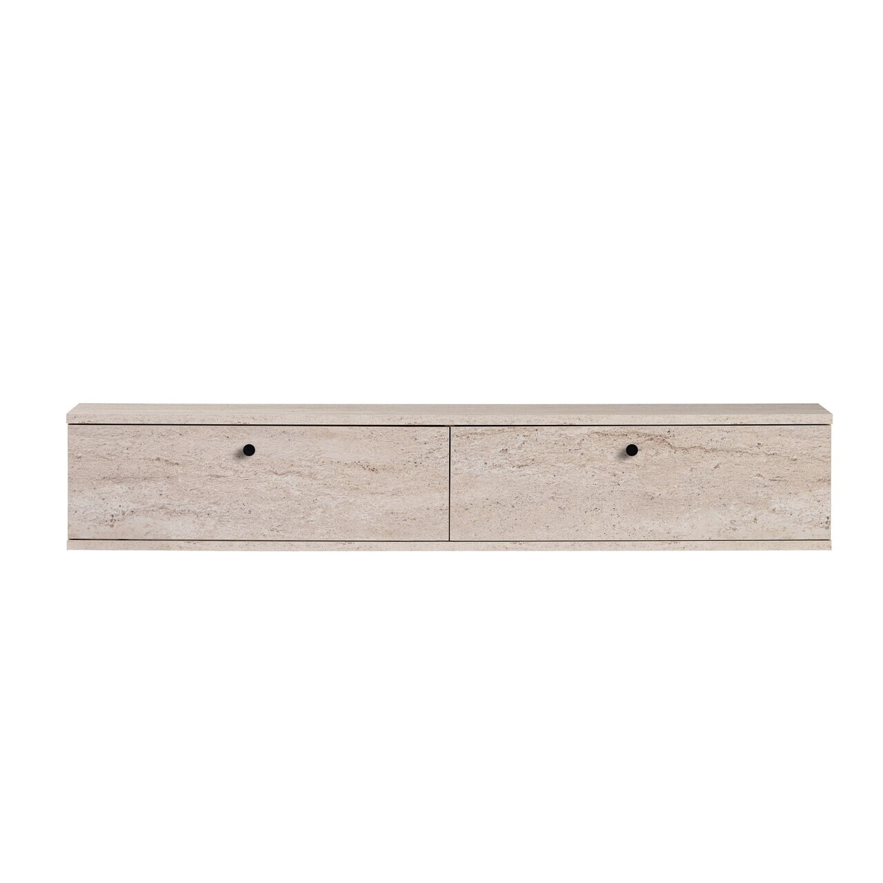 Comoda TV, Nordure, Ligne 140, 140x25x25 cm, Travertin — imaginea 7